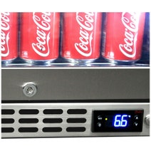 Schmick 121L Under Bench Front Venting Glass Door Bar Fridge SK116SS hero image