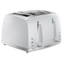 Russell Hobbs Honeycomb 4 Slice Toaster White RHT704WHI image NaN