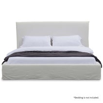 Kalona KAUAI Queen Bed Base & Bedhead Salt WS-703Q-SALT-02 hero image