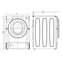 Hoover 12kg Front Load Washing Machine DWOL412AHR1-AUS hero image