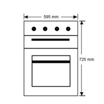 Chef EGC627S 600mm/60cm Electric Wall Oven hero image