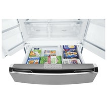 Westinghouse 609L French Door Fridge Dark Stainless Steel WHE6170BB hero image