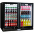 Schmick 233L Heated Glass Quiet Under Bench Black Bar Fridge SK206-B-HD image NaN