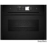 NEFF Flex Design 45cm Compact Oven with FullSteam Deep Black C29FY5CY0-DB hero image