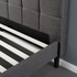 Zinus Lottie Deluxe Queen Upholstered Bed Frame Dark Grey AU-FSPB-Q image NaN