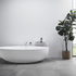 Claybrook Ellipse 1800 Freestanding Bath - Dover White 3347000155 image NaN