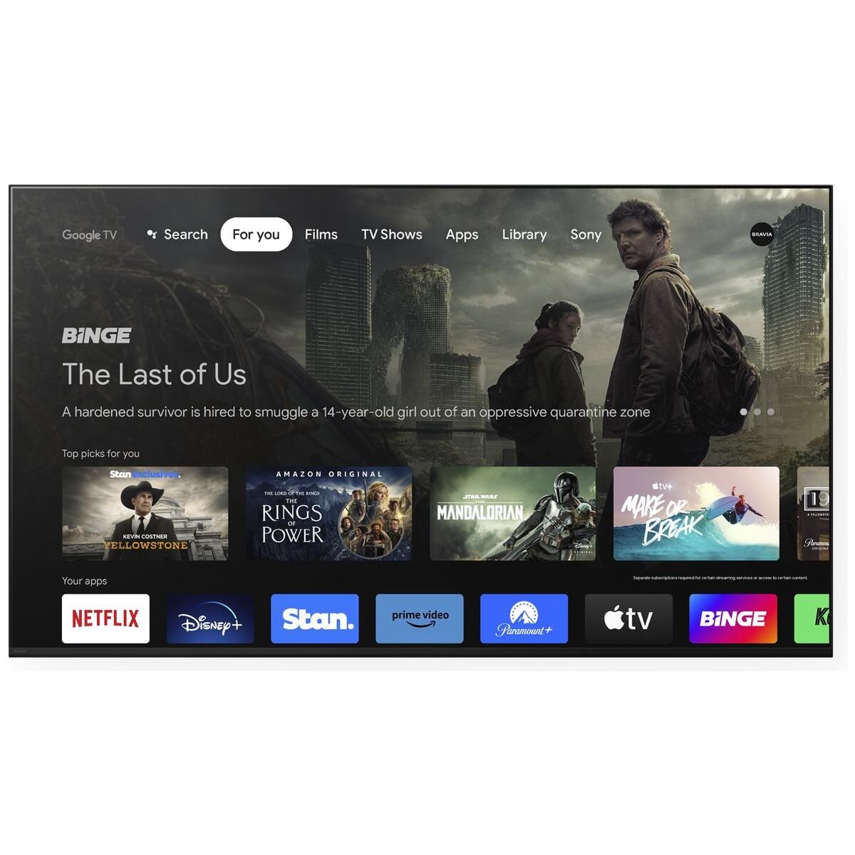Sony Bravia 55 Inch X85L Full Array LED 4K Google TV KD55X85L hero image