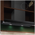Neff 90cm N 90 Integrated Rangehood Clear glass black printed Matt Black D99XET2S5 image NaN