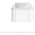 Turner Hastings Evara 75x53 Wall Hung Vanity with Real Marble Top To Suit Above Counter Basin White 1TH EV753-WH-1TH image NaN