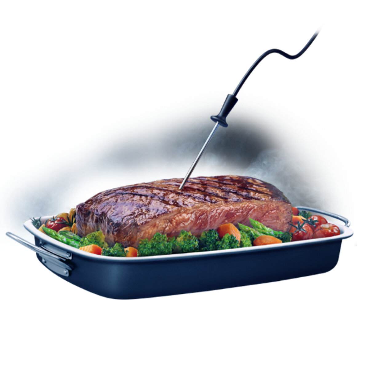 Beko 60cm Multi Function Pyrolytic Oven with Meat Probe & Airfry BBO6852PDX hero image