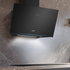 Siemens iQ700 90cm Inclined Canopy Rangehood Gloss Black LC91KLT65 image NaN