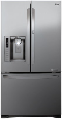LG GF-D613PL 613L French Door Fridge hero image
