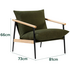 Zinus Accent Chair Light Green AU-USHSL5ZC-31G image NaN