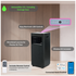 Ausclimate Smart Compact 2.05kW Portable Air Conditioner Charcoal Black ACPAC205CB image NaN