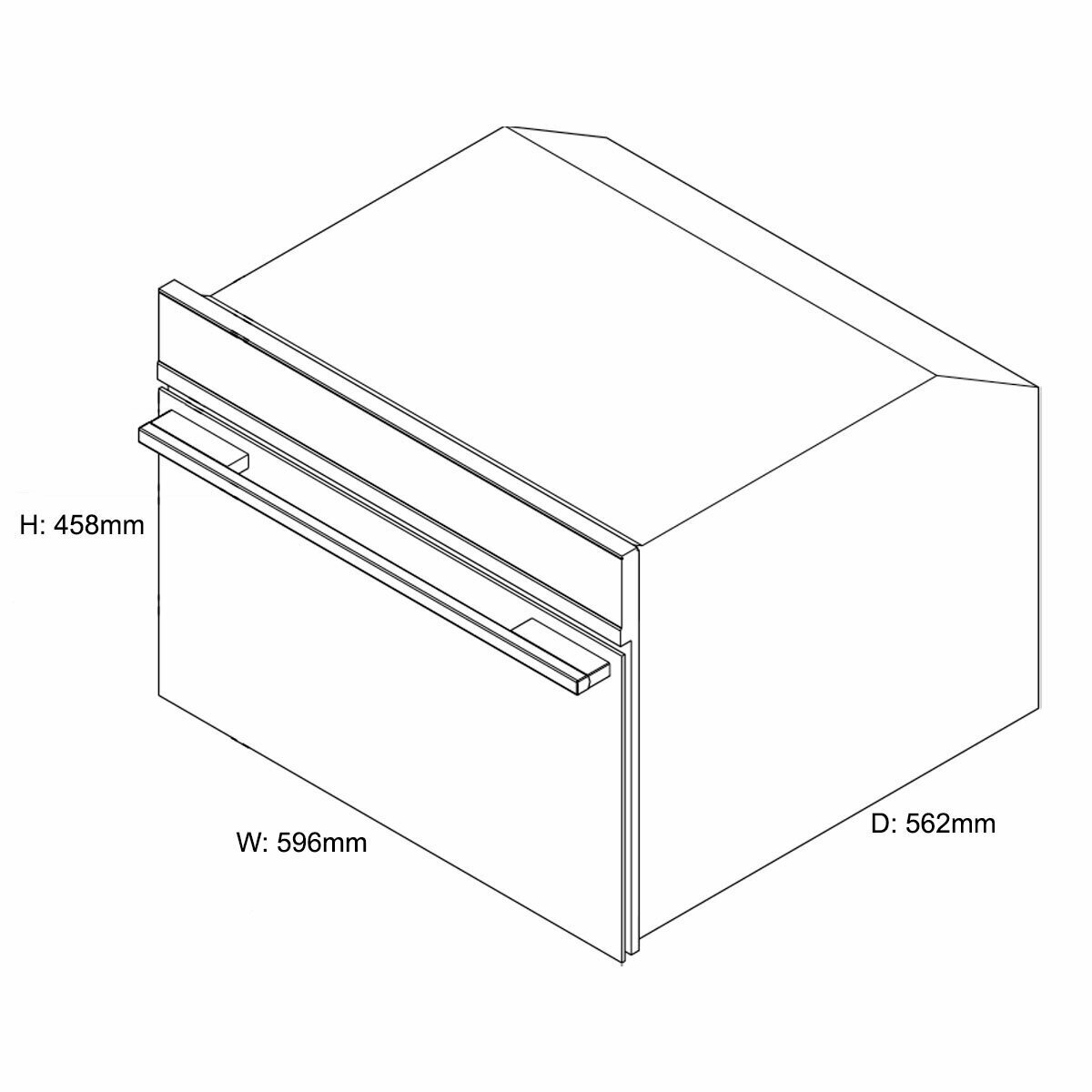 Fisher & Paykel Series 9 60cm Minimal Compact Combi-Microwave Oven OM60NDBB1 hero image