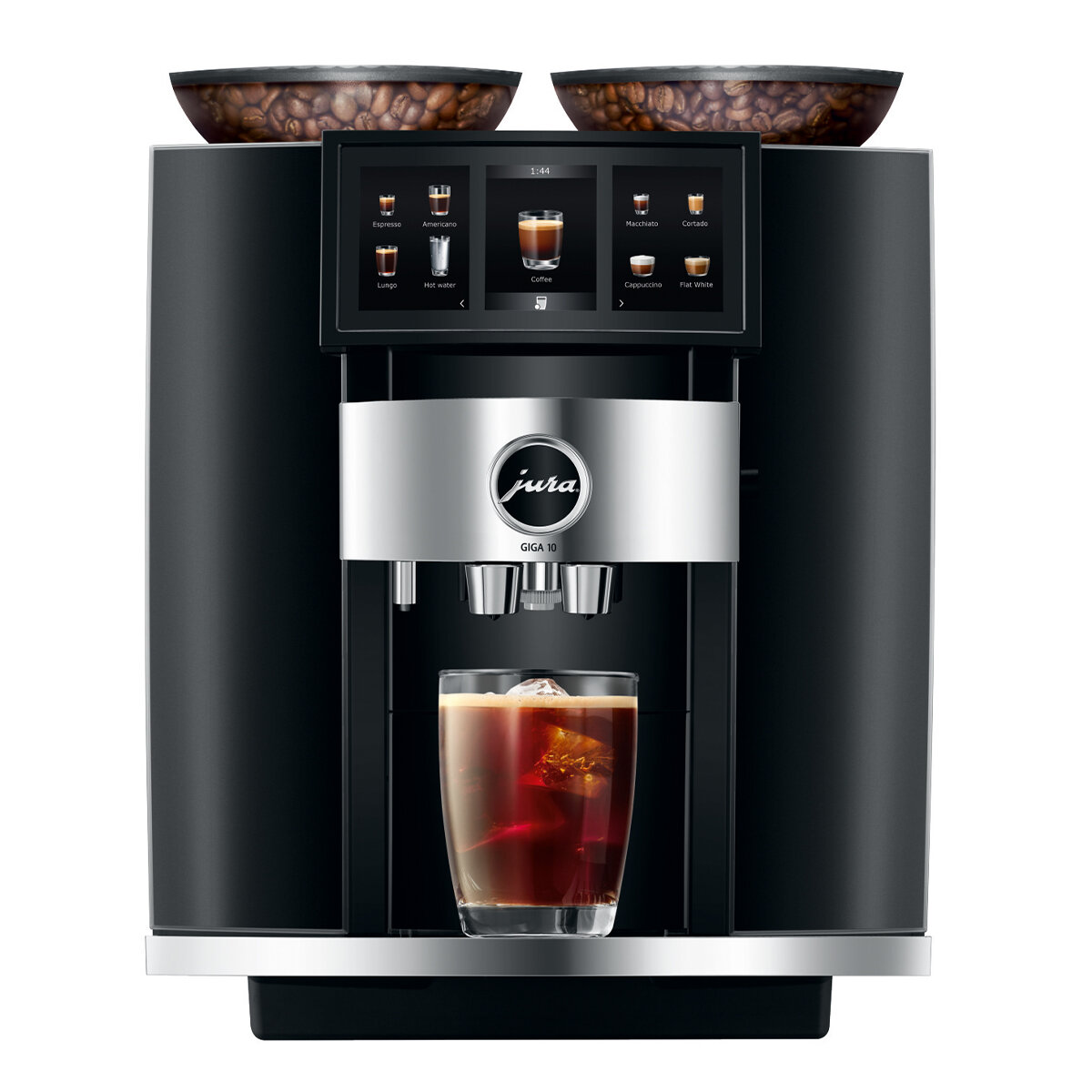 Jura Giga 10 Automatic Coffee Machine Diamond Black 15558 hero image
