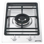 Smeg 30cm Classic Aesthetic Natural Gas Cooktop PGA31G-1 hero image