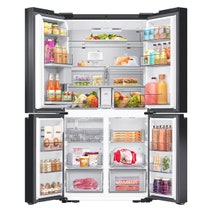 Samsung 636L AI Family Hub French Door Fridge with Internal Beverage Centre Matte Black SRF9400BFH hero image