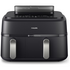 Philips 5000 Series 9L Dual Basket Airfryer XXL Steam Black NA551-00 image NaN