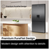 Hisense 500L PureFlat Bottom Mount Refrigerator with Non-plumbed Water Dispenser Dark Stainless Steel HRBM500TBW image NaN