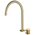Rogerseller Tonic Hob Sink Mixer with Swivel Outlet - Brushed Gold 360601375114 image NaN