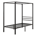 Zinus Patricia Single Metal Canopy Bed Frame Black AU-CPBF-S hero image