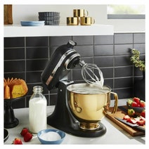 KitchenAid 4.8L Radiant Gold Stainless Steel Mixer Bowl 5KSM5SSBRG hero image