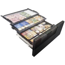 Hitachi 670L Multi Drawer French Door Refrigerator Crystal White Glass R-GW670TAXW hero image
