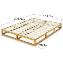 Zinus Queen Wooden Pallet Bed Frame Pine Wood AU-WDBF-8Q hero image