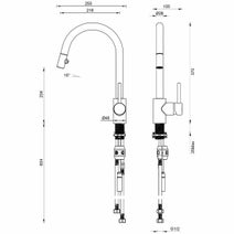 Abey PKQ180PK NuQueen The Brisbane Sink Pack hero image
