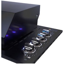 Smart Four Burner Drop-In LPG BBQ Black 4000DGSLBLK hero image