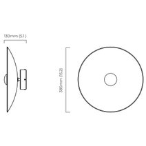 CTO Lighting Cielo Large Wall Light - Satin Brass CIECWLSBFG hero image