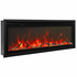 Remii 35 Inch Extra Slim Indoor Built In Electric Fireplace with Black Steel Surround 102735-XS image NaN