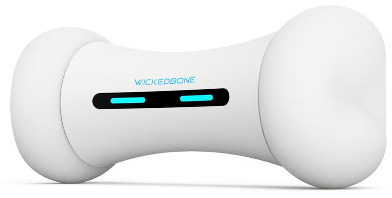 Cheerble Wickedbone interactive dog toy #White