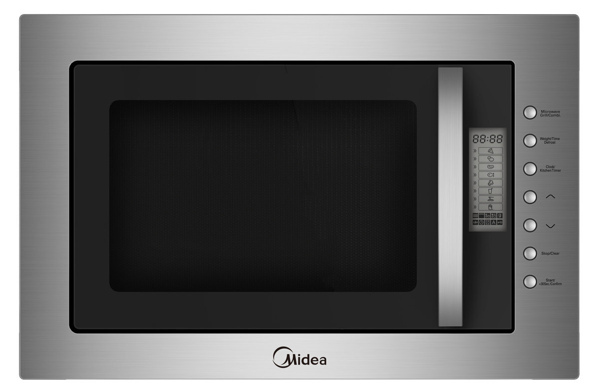Midea MMWBI25SS 25L Built-in Microwave with Grill 900W hero image