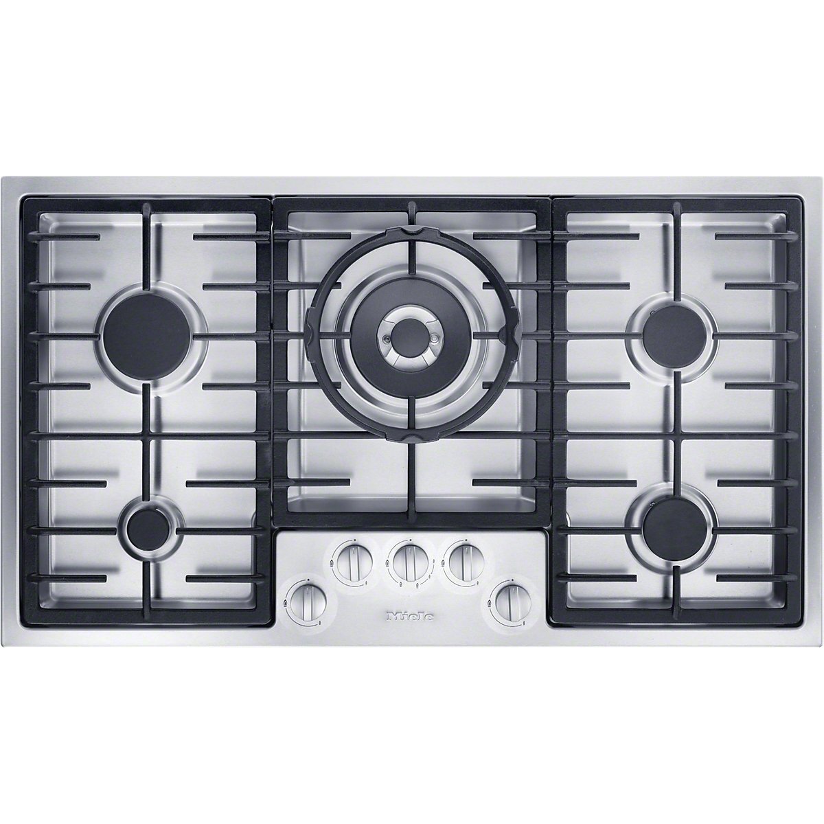 Miele 90cm Burner Natural Gas Cooktop with Dual Wok Burner