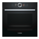 Bosch Serie 8 60cm Pyrolytic Electric Built-In Oven with Steam HRG6769B2A hero image