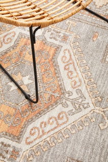 Rug Culture Mayfair Medium Grey & Peach Rug 230X160CM - MAY-CAT-GRY-230X160 hero image