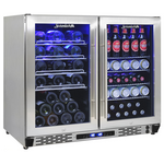 Schmick Twin Zone Alfresco Beer And Wine Bar Fridge JC190-GG hero image
