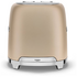 Smeg 50s Retro Style 2 Slice Toaster Matte Champagne TSF01CHMAU image NaN