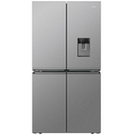 Haier 623L Quad Door Refrigerator with Ice and Water Satina Silver HRF680YPS hero image