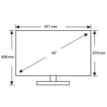 LG 43UF680T 43 Inch 108cm Ultra HD 4K LED TV hero image