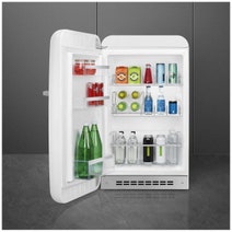 Smeg 50s Retro Style Happy Bar Fridge Left Hinge White FAB10HLWH6 hero image