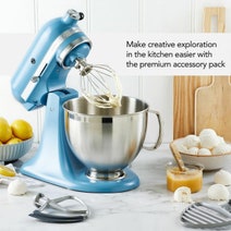 KitchenAid KSM195 Artisan Stand Mixer Blue Velvet 5KSM195PSAVB hero image