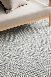 Rug Culture Maison Large Off White & Grey Rug 280X190CM - MSN-KATE-280X190 hero image
