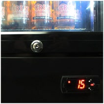 Schmick 160L Great Northern Crisp Branded Skinny Upright Bar Fridge SS-P160-GNBC-CRISP hero image