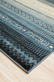 Rug Culture Calypso Large Blue Rug 290X200CM - CAL-6102-BLU-290X200 hero image