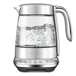 Breville the Smart Crystal Luxe Temperature Control Glass Kettle BKE855BSS hero image