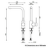 Gareth Ashton Lucia Sidelever Mixer Tap 3K2-B image NaN