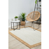 Rug Culture Nosa Large White & Natural Rug 280X190CM - NSA-333-WTNT-280X190 image NaN